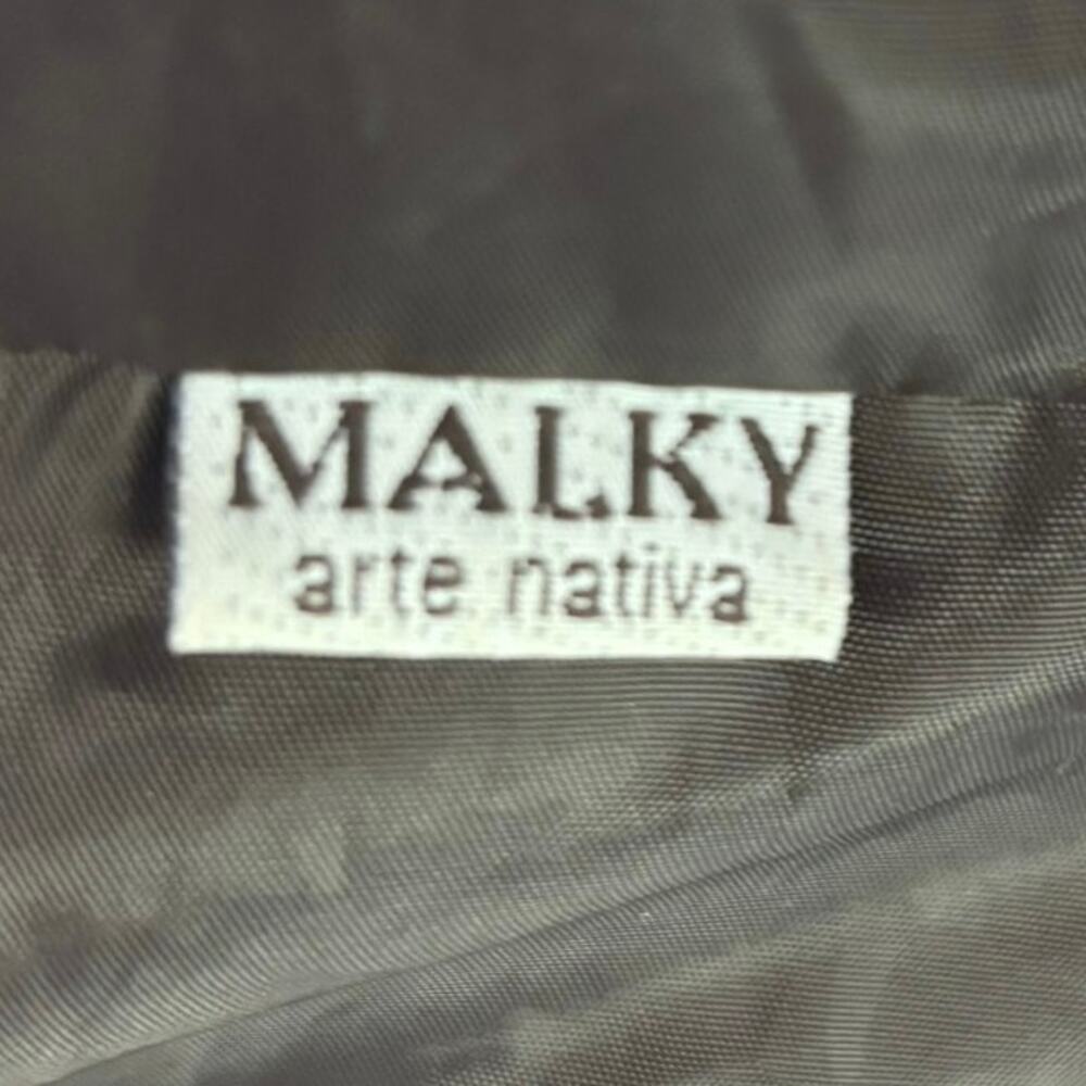 MALKY Arte Nativa Leather/Wool Mini Backpack with Aztec design - Picture 10 of 11